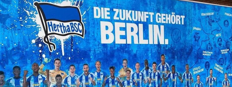 Hertha Berlin soccer poster